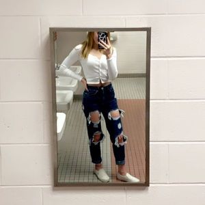 Distressed BDG UO Mom Jeans